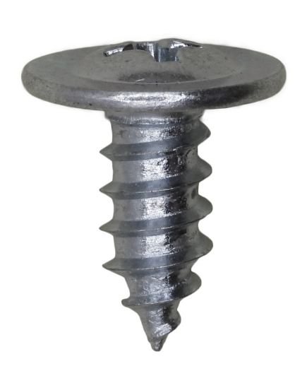 V-D1810 - #8 x 3/8" Phillips Oval Washer Head Tapping Screw - Zinc
