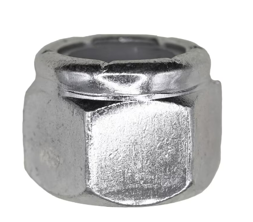 D12781 - 1/2"-20 Nylon Insert Hex Stop Nut Zinc