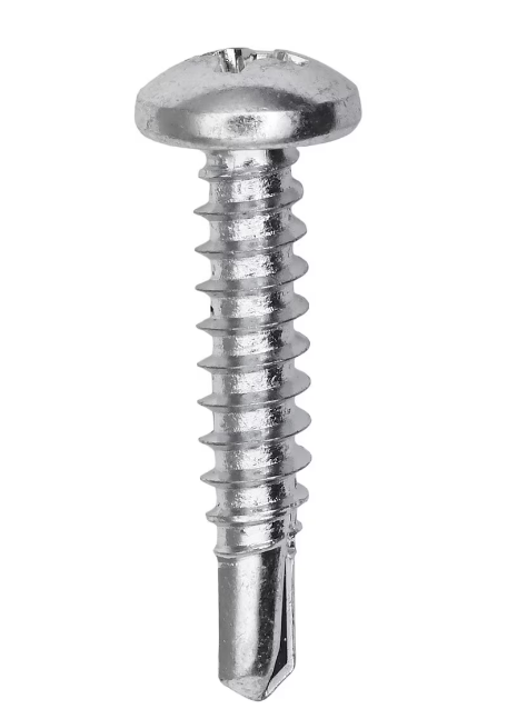 D1966 - #8 x 1" Phillips Pan Head Number 2 Teks Screw