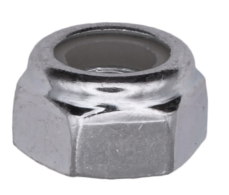 D12248 - 8mm-1.25 Metric Nylon Insert Lock Nut