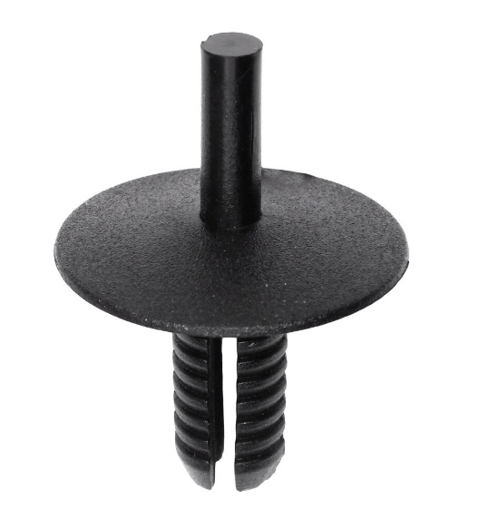 D12461 - Push Type Retainer Black Nylon