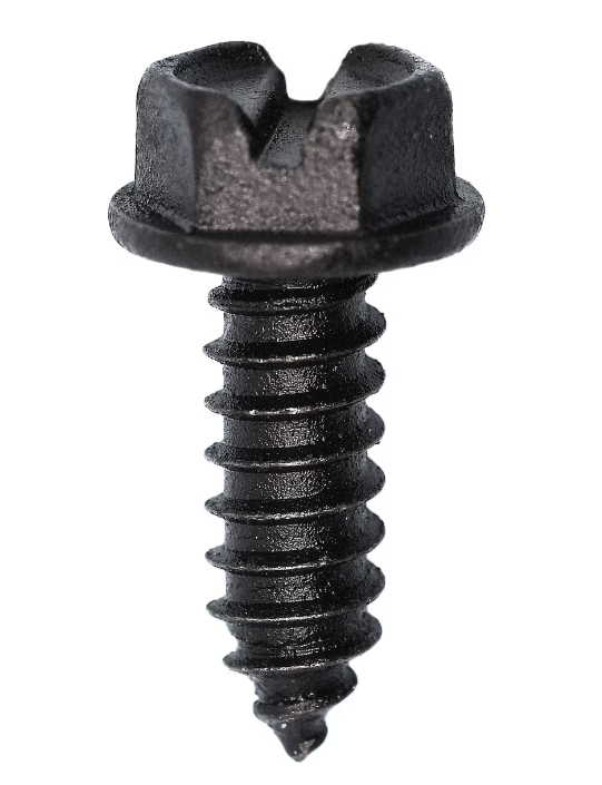 D9934 - Slotted Hex Washer Head License Plate Screw