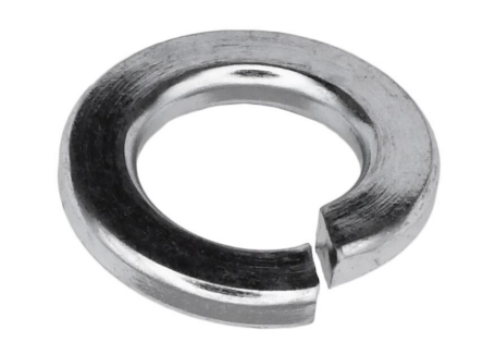 D1662 - DIN 127 Metric Lock Washers - 8mm Zinc