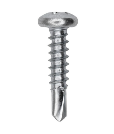 D1965 - #8-18 x 3/4" Phillips Pan Head Number 2 Teks Screw